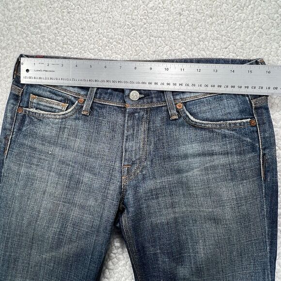 7 For All Mankind Bootcut Jeans Women’s 28 (Actual 31x29) USA Made Western Boho - Picture 11 of 13